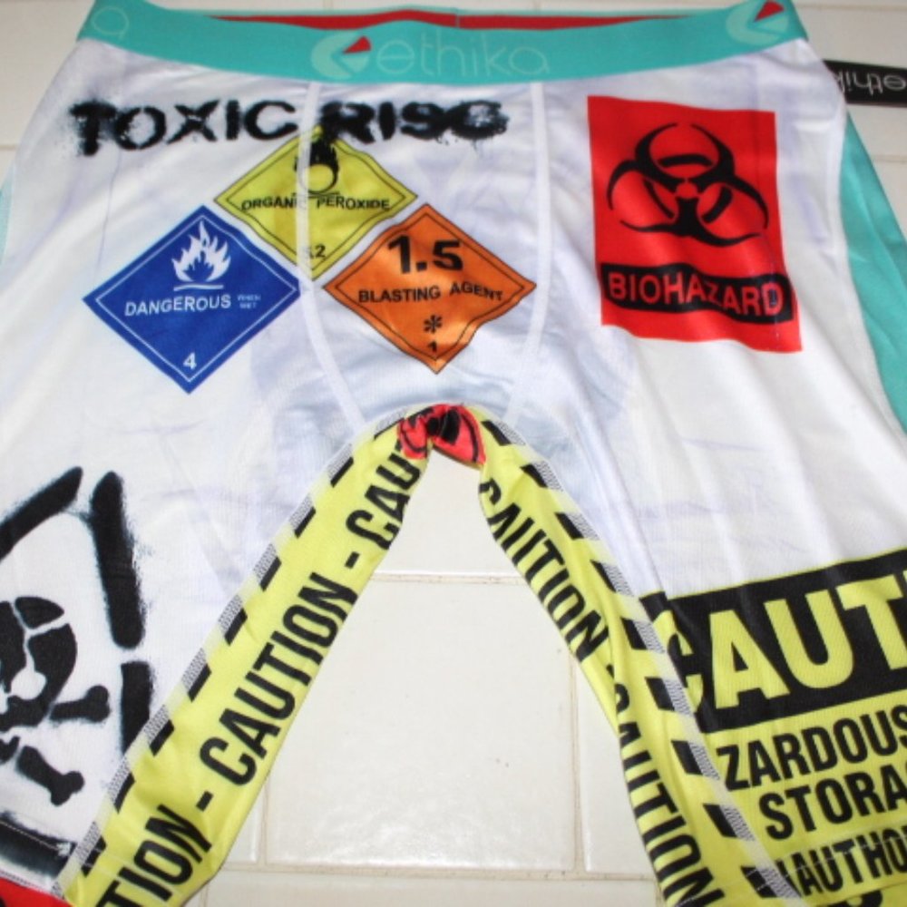 ETHIKA STAPLE TOXIC RISE BOXERS UNDERWEAR BRIEFS